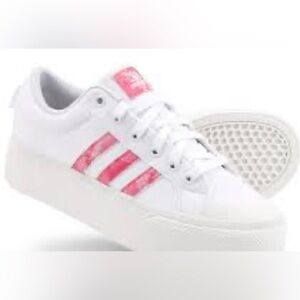 adidas Bravada 2.0 Womens Platform Shoes Pink Fusion Size 7 Rare Color ID5576